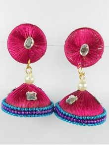 Silk Thread Earrings